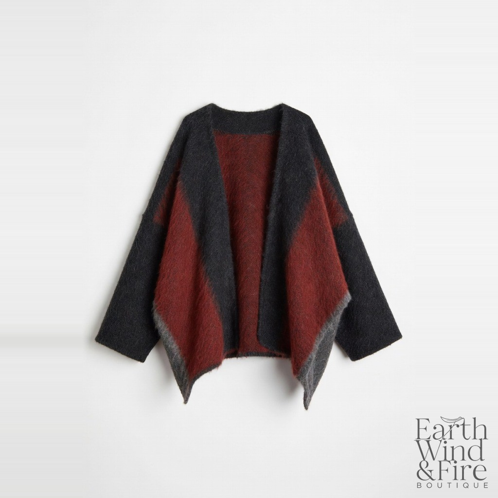 Boiled Wool Cocoon Jacket