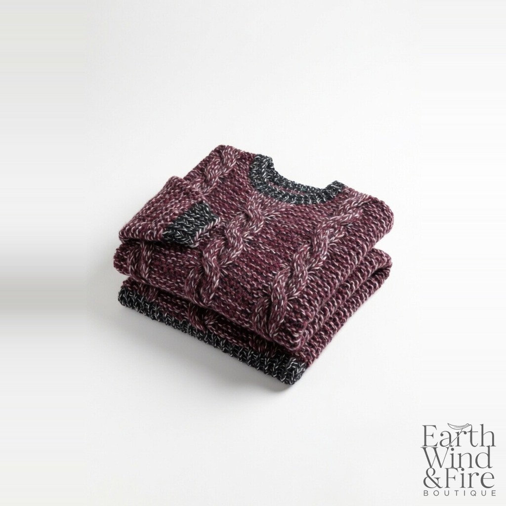 Chunky Cable-Knit Pullover 2