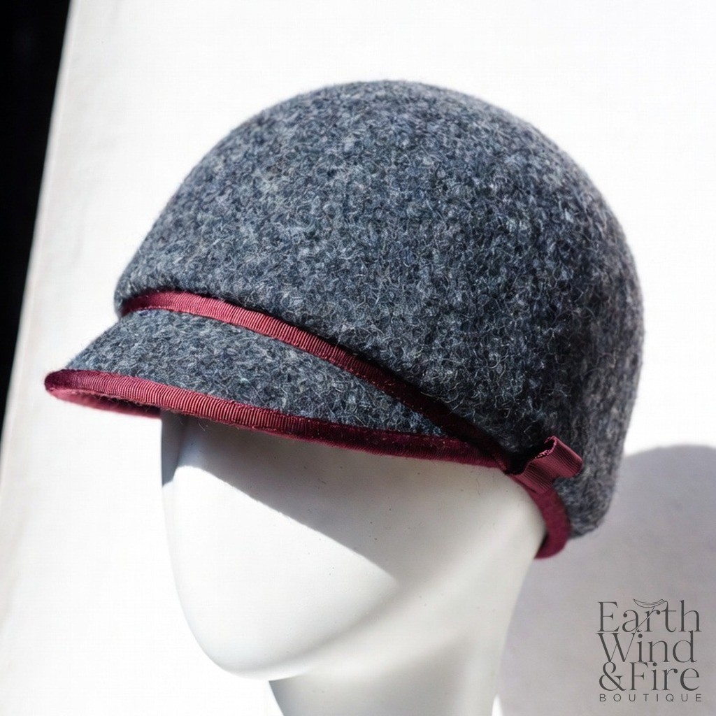 Felted Wool Cloche Hat