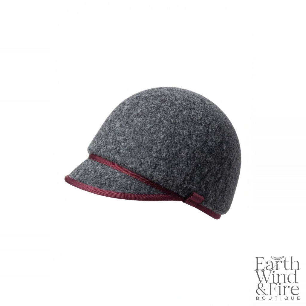 Felted Wool Cloche Hat 2