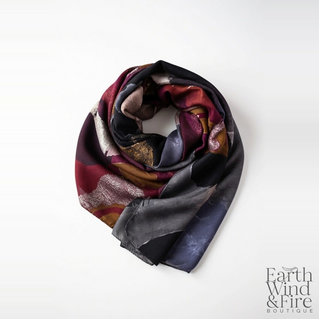 Hand-Painted Silk Scarf 2