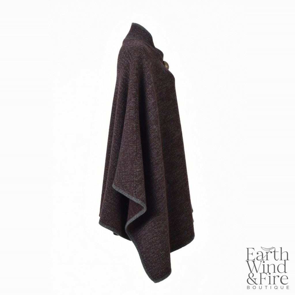 Merino Wool Cape Wrap 2