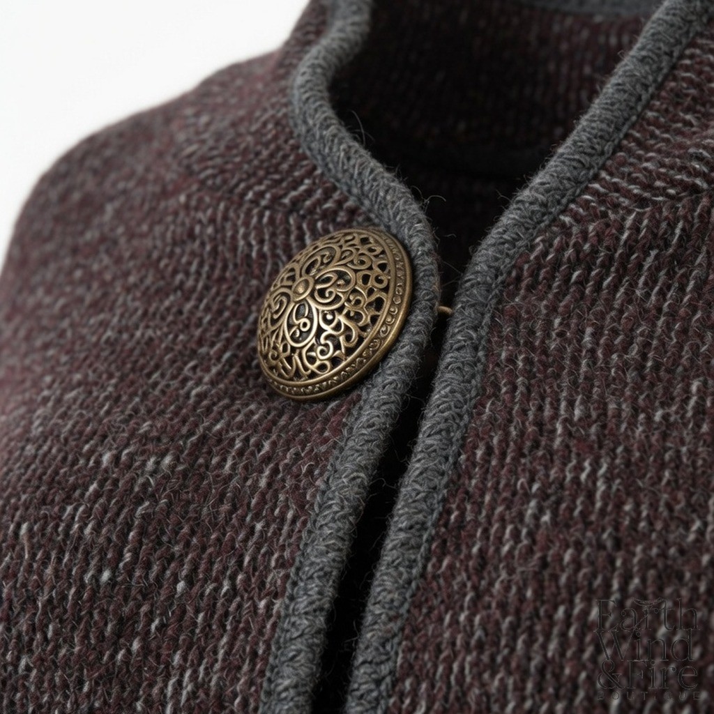 Merino Wool Cape Wrap 3