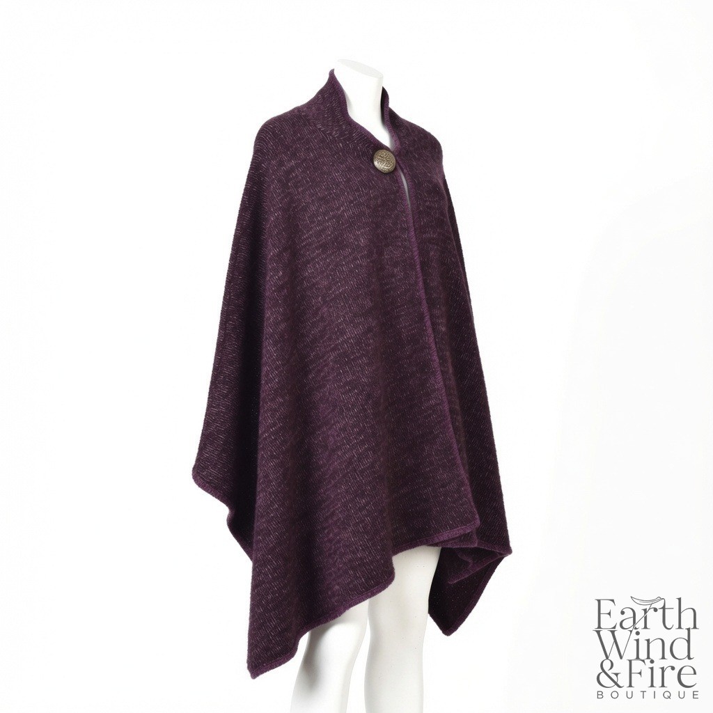 Merino Wool Cape Wrap
