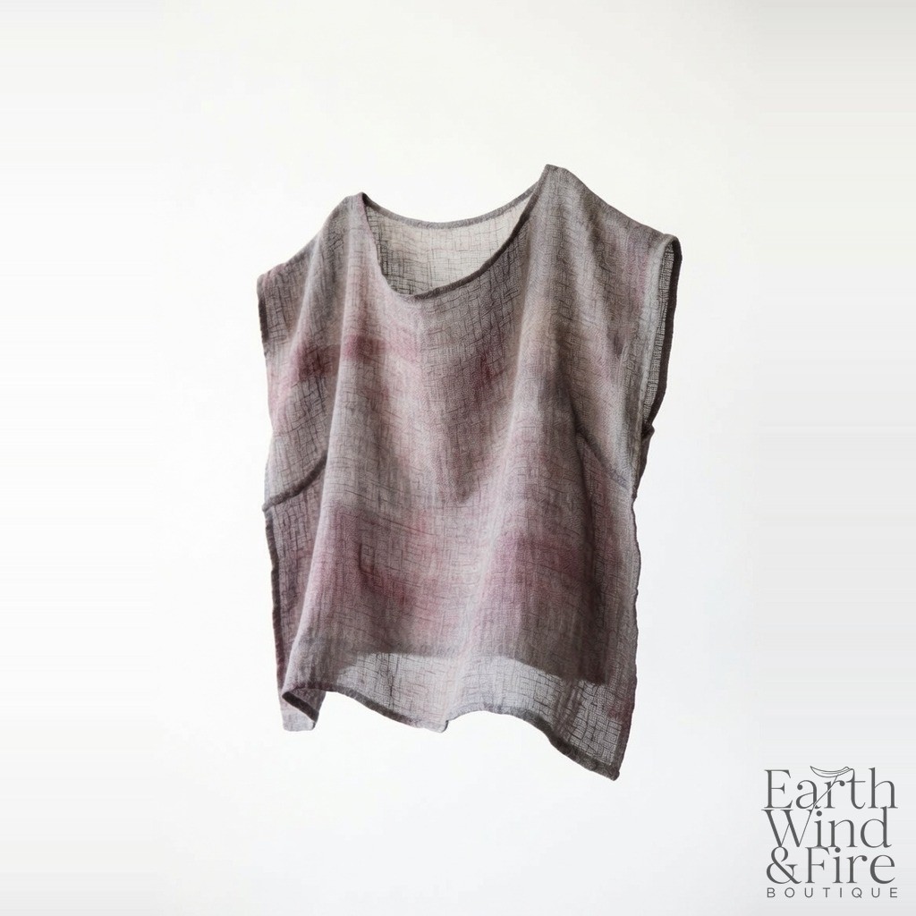 Open-Weave Linen Top 2