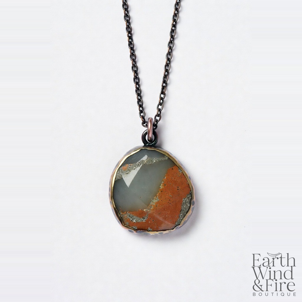 Raw Stone Pendant Necklace