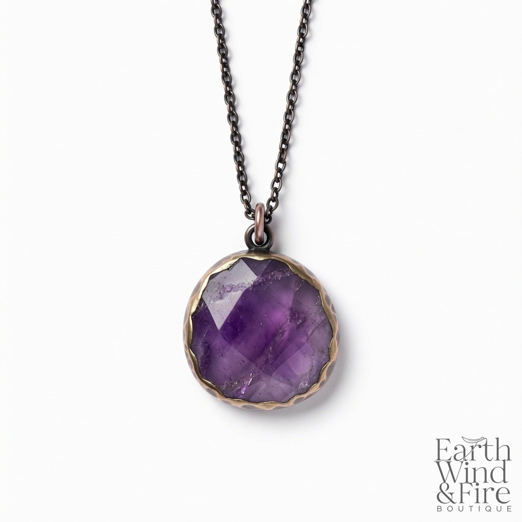 Raw Stone Pendant Necklace